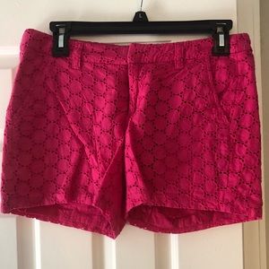 Eyelet Pink shorts